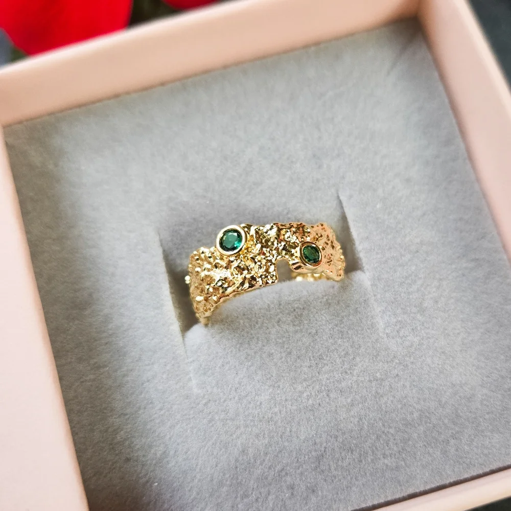 🦋LAST🦋 NWT Tramps+Thieves Vaer Ver 18k Gold Fill Ring